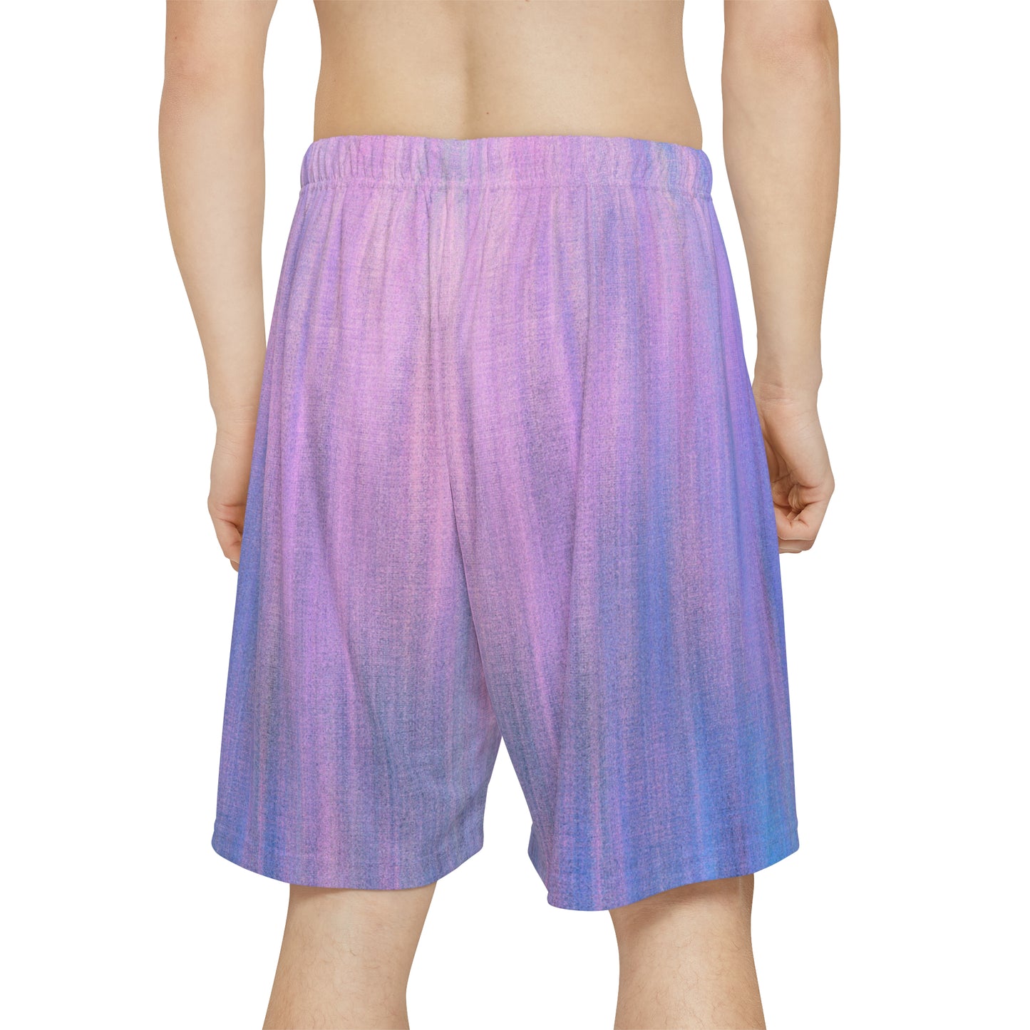 Azul y Morado Metálico - Pantalón Corto Deportivo Inovax Hombre