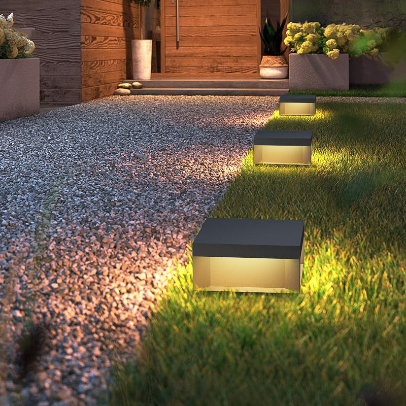 Luz solar para jardín Césped de jardín impermeable