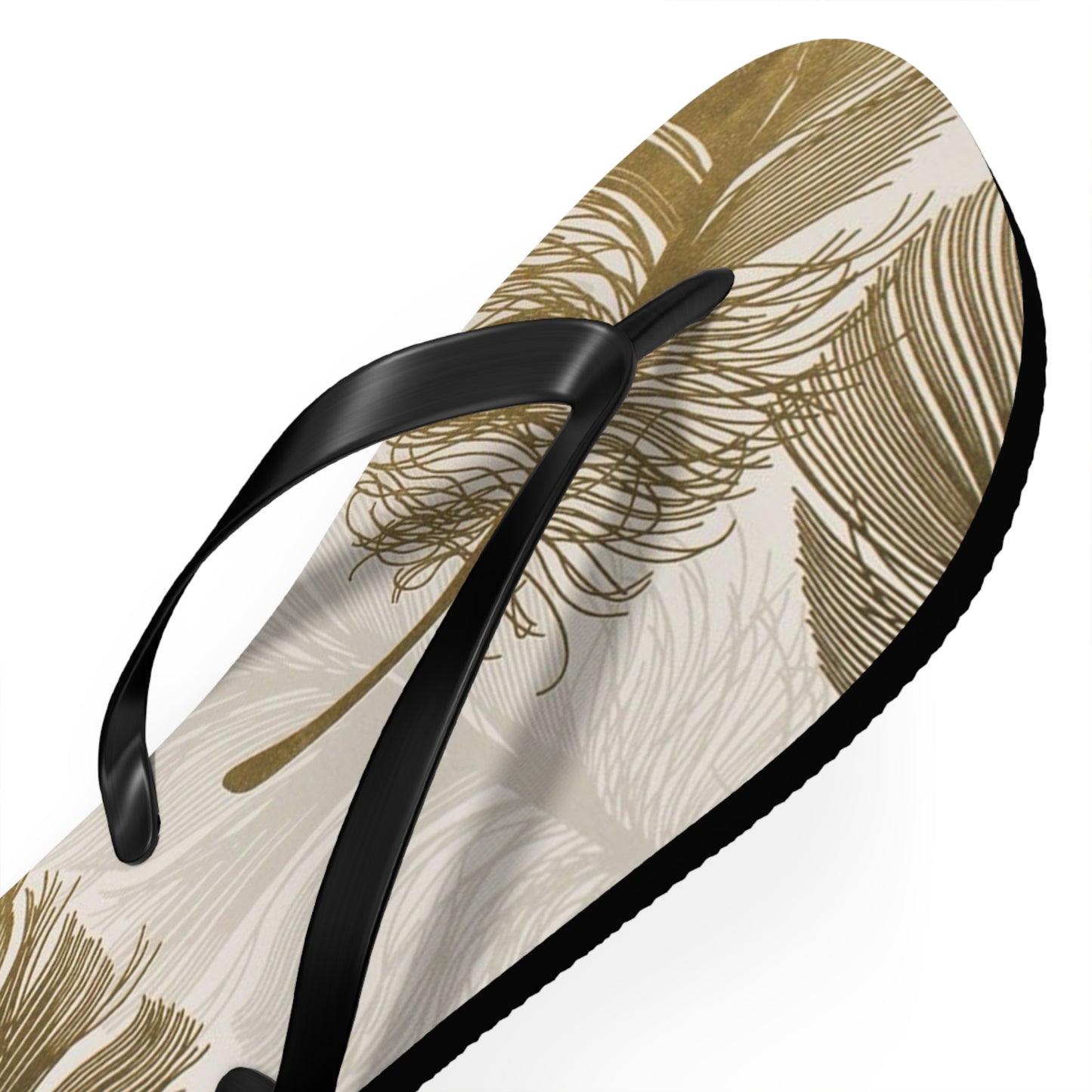 Golden Feathers - Inovax Flip Flops