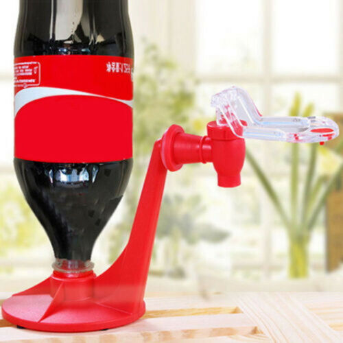 Le robinet magique bouteille de Coke inversé en plastique distributeur d'eau de boisson ménage fête d'été cuisine