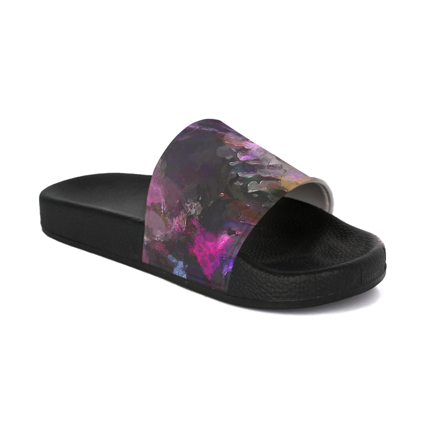 Purple Painting - Inovax Women's Slide Sandal