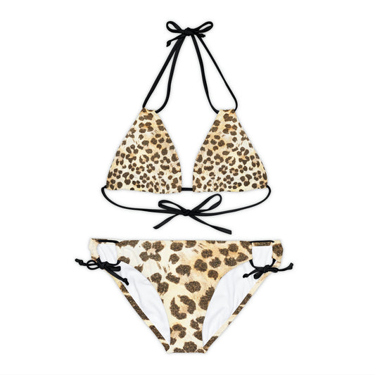 Cheetah - Conjunto de bikini con tiras Inovax