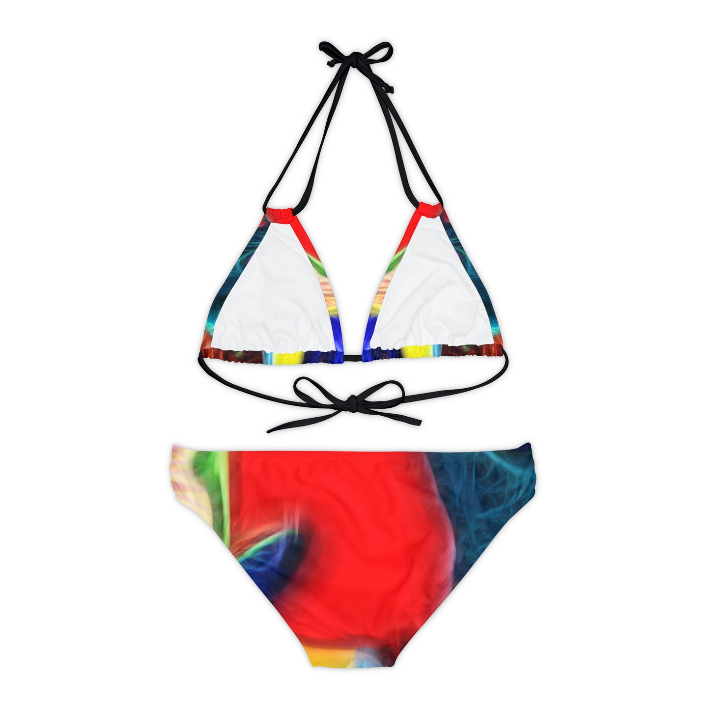 Pop Cats - Conjunto de bikini con tiras Inovax