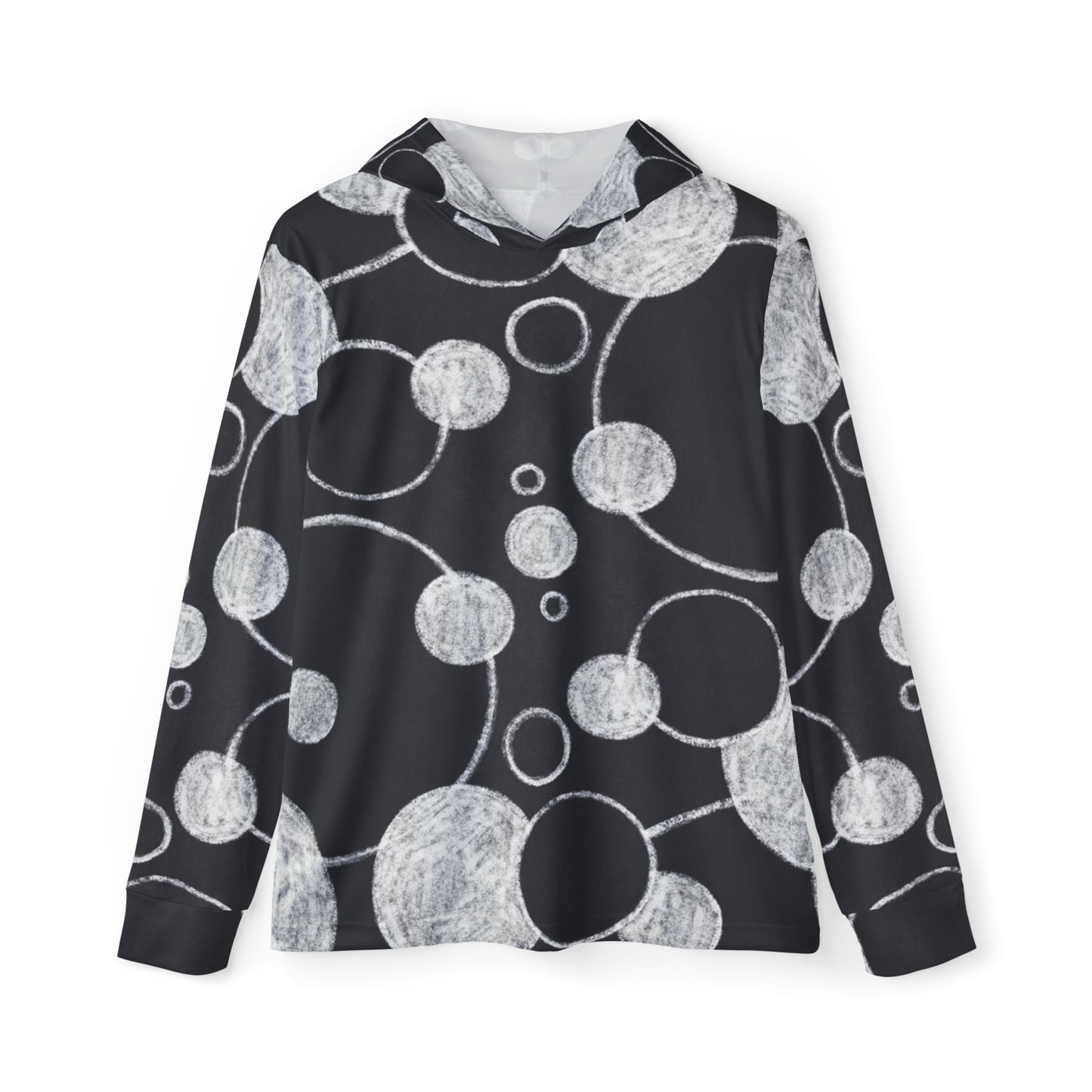 Black Dots - Sweat à capuche d'échauffement sportif pour hommes