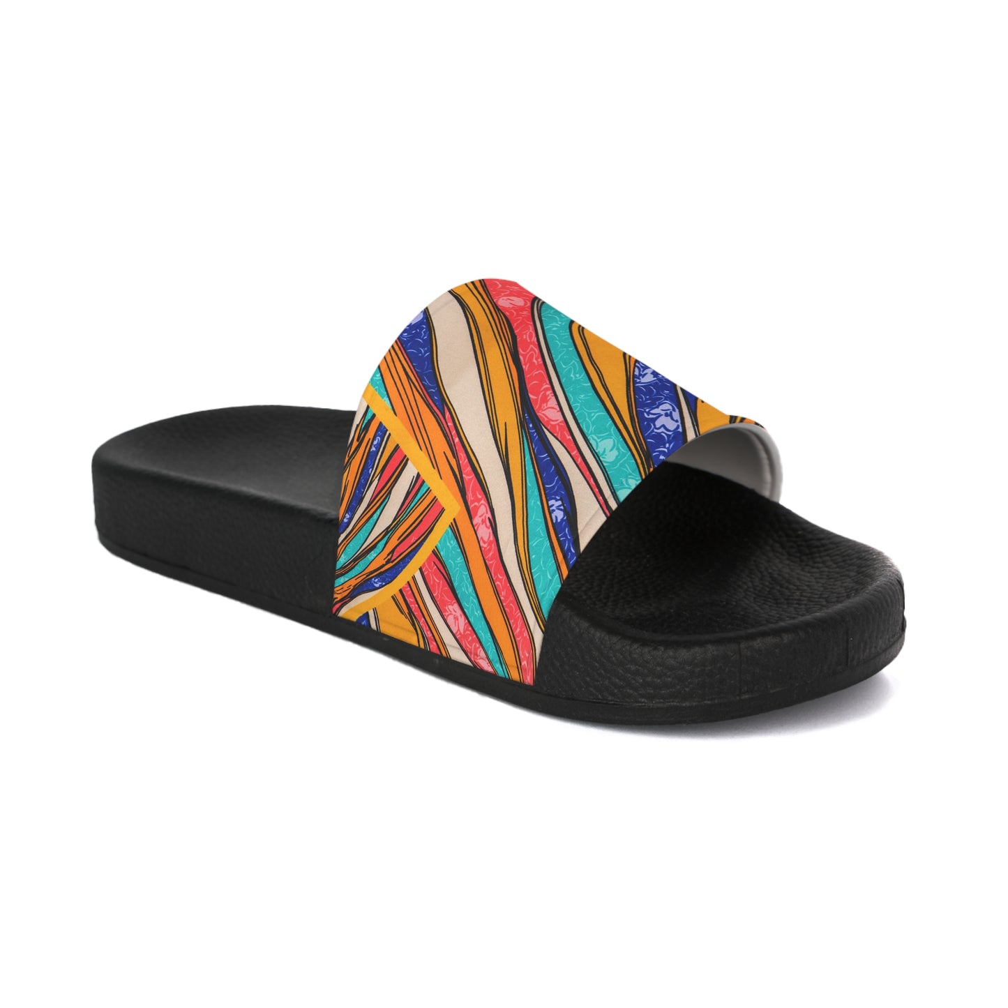 Color Brushstroke - Inovax Women's Slide Sandal