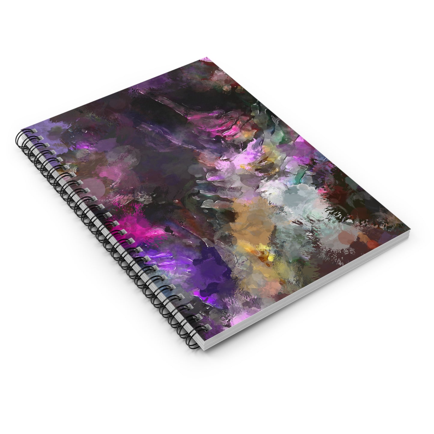 Purple Painting - Inovax Spiral Notebook (Ruled Line)