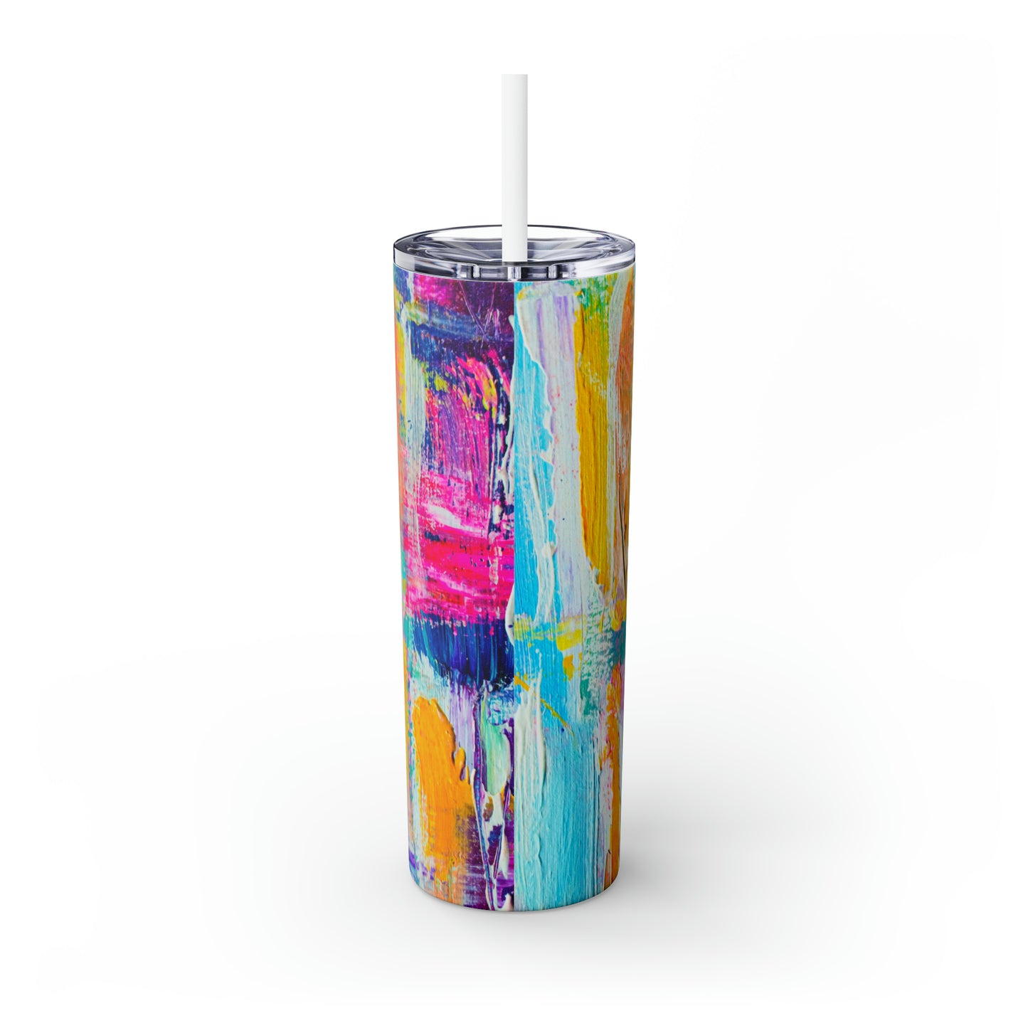 Couleurs pastel - Inovax Maars® Skinny Tumbler avec paille 20oz