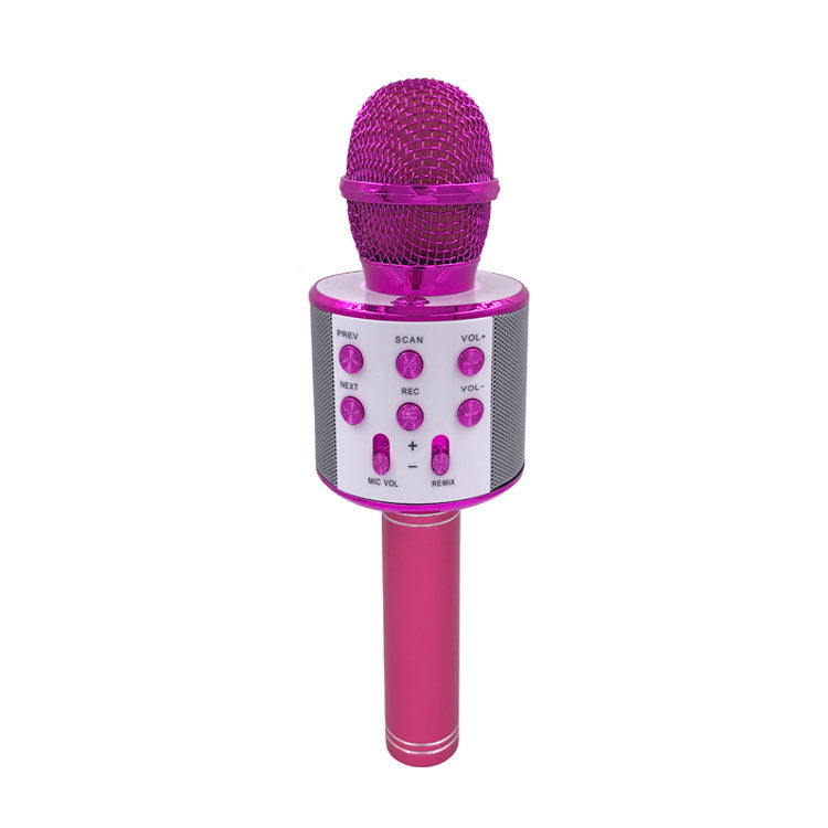 Microphone sans fil Portable Bluetooth, Mini Ktv domestique pour jouer de la musique, haut-parleur chantant