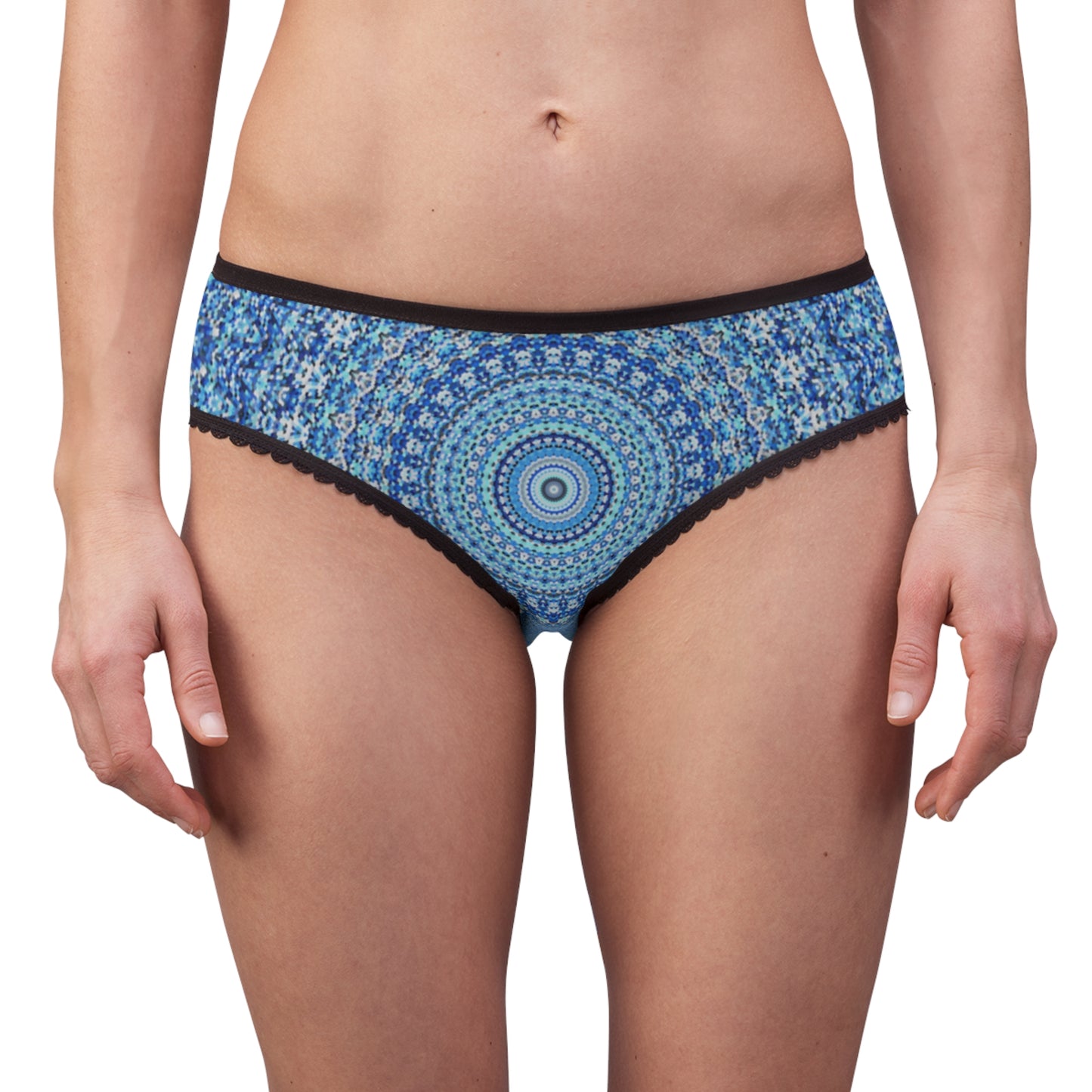 Mandala Bleu - Slip Femme Inovax