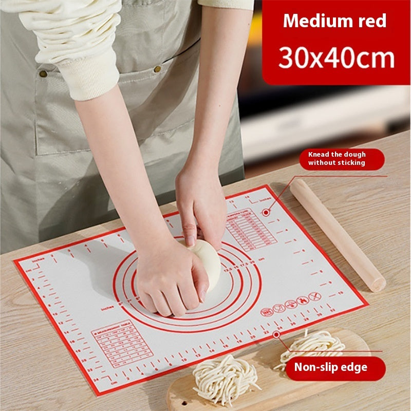 Dough Kneading Household Rolling Cloth Non-slip Non-stick Silicone Mat