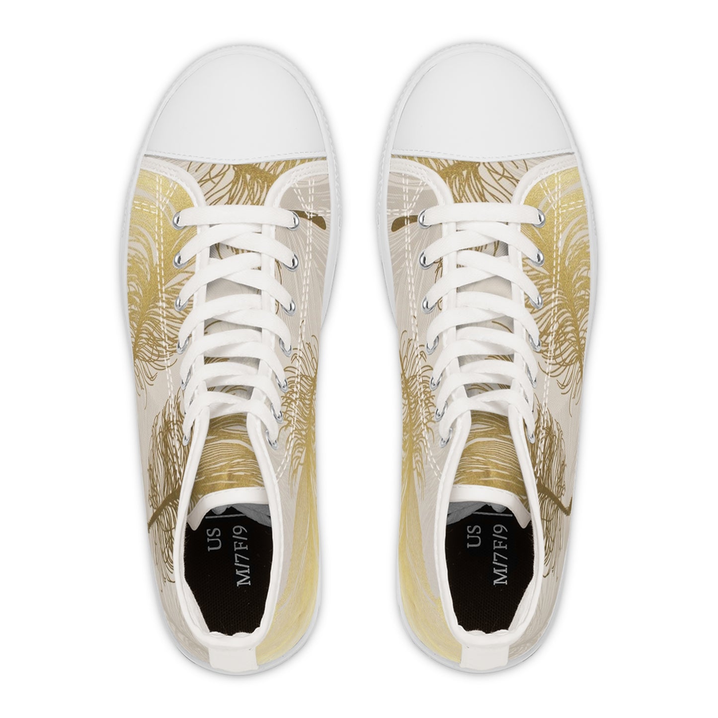 Golden Feathers - Baskets montantes Inovax pour femme