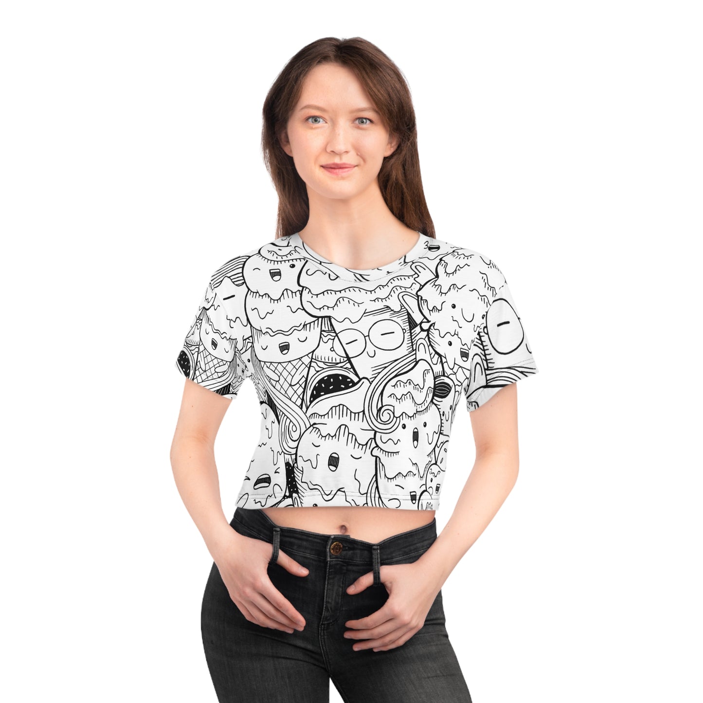 Doodle Icecream - T-shirt court Inovax