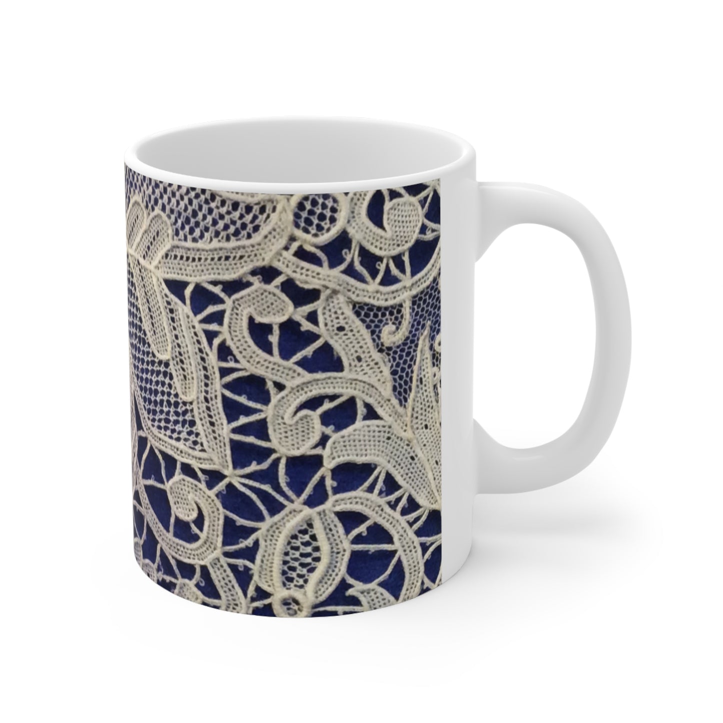 Doré et Bleu - Tasse en céramique Inovax 11oz