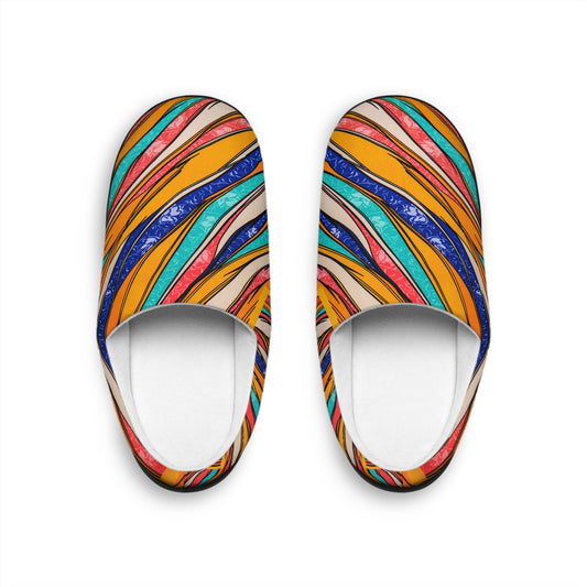 Color Brushstroke - Inovax Women's Indoor Slippers