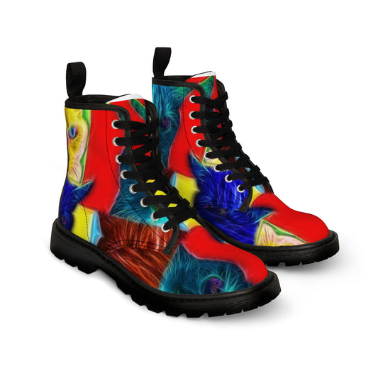 Pop Cats - Botas de lona Inovax para hombre