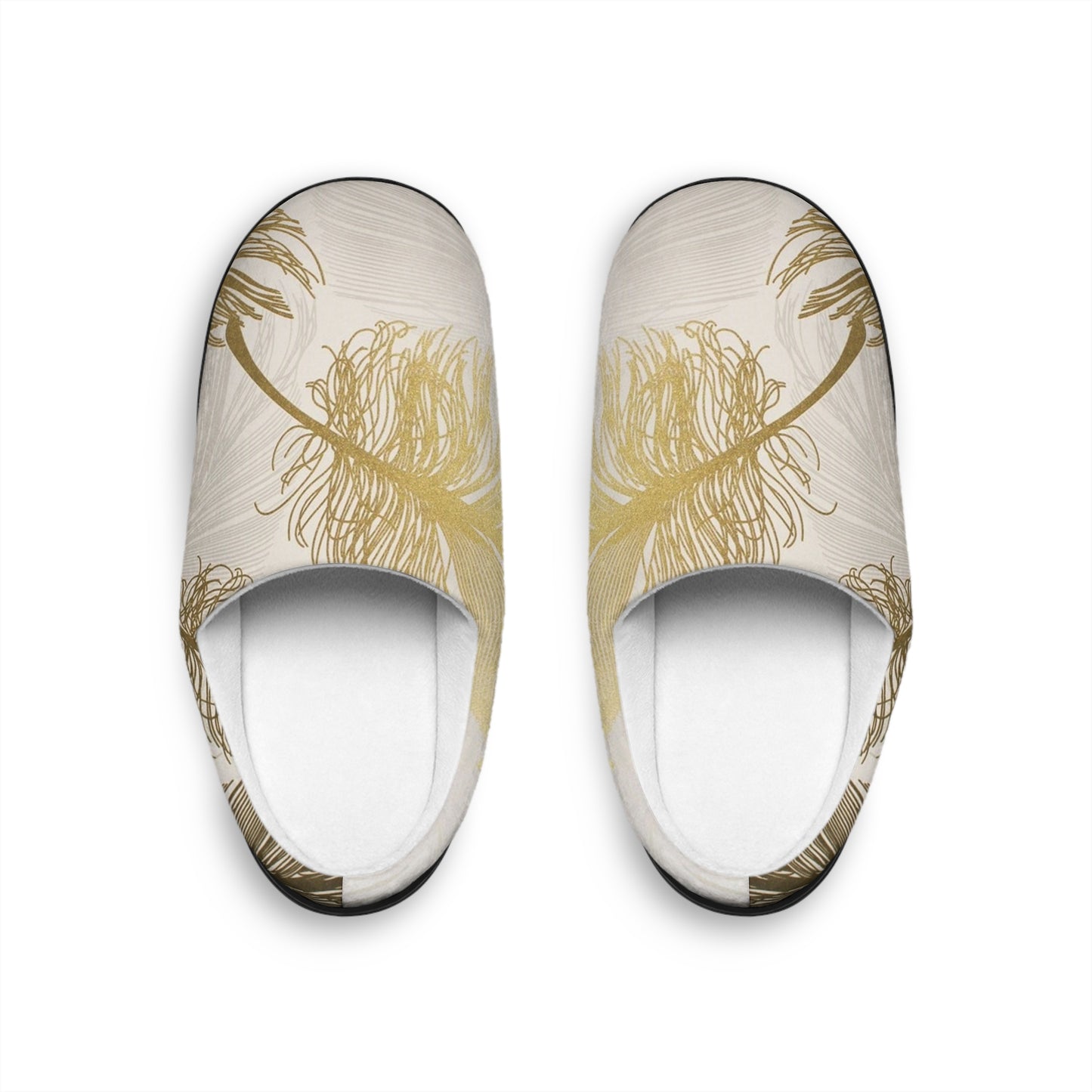 Golden Feathers - Inovax Women's Indoor Slippers