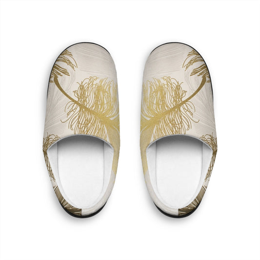 Golden Feathers - Inovax Women's Indoor Slippers