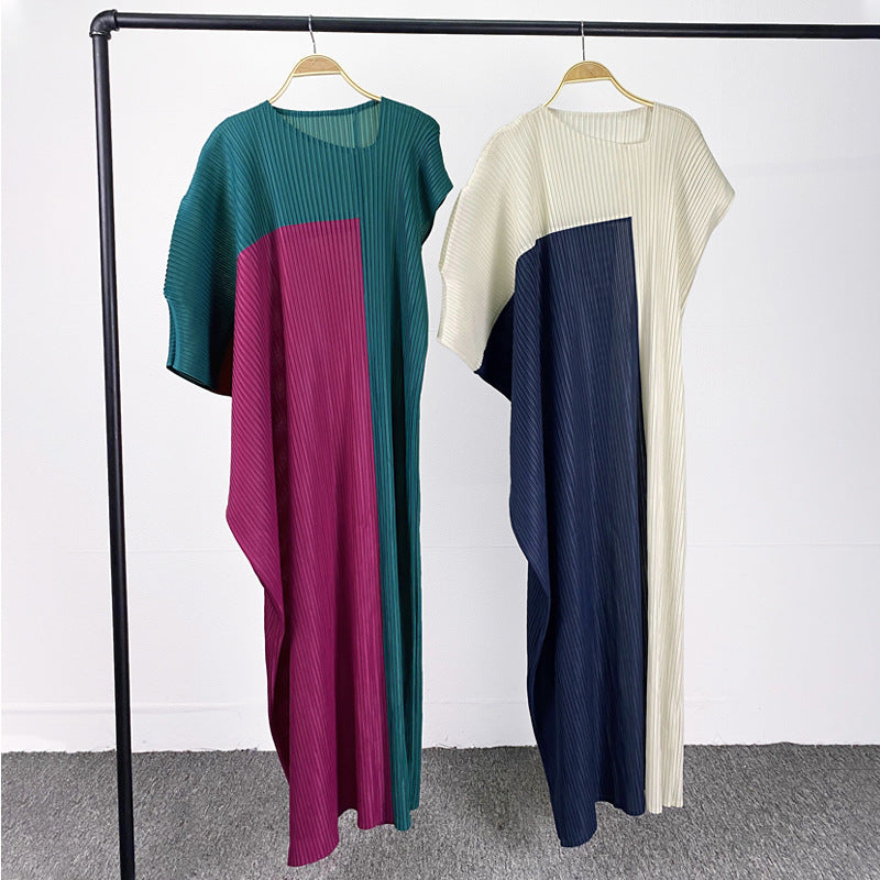 Robe ample aux couleurs assorties pour femme