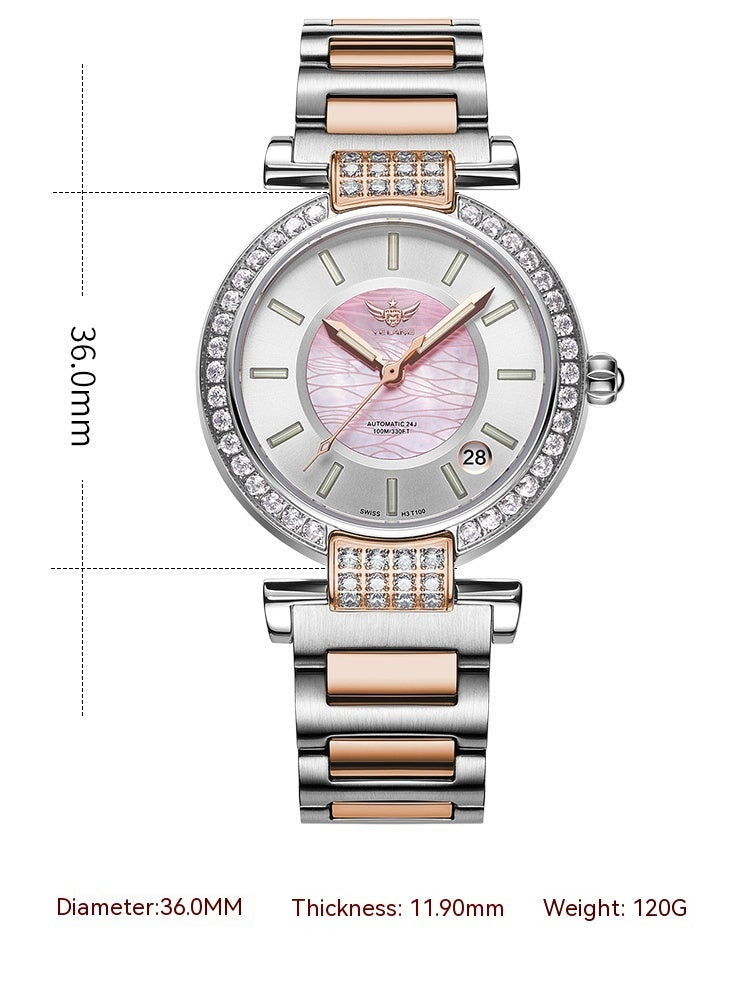 Women's Full-automatic Waterproof Mechanical Watch