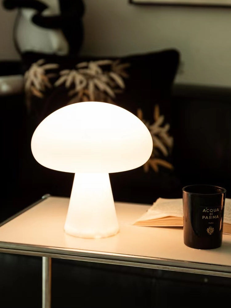 Cream Style Mushroom Table Lamp Charging Dimming Ambience Light