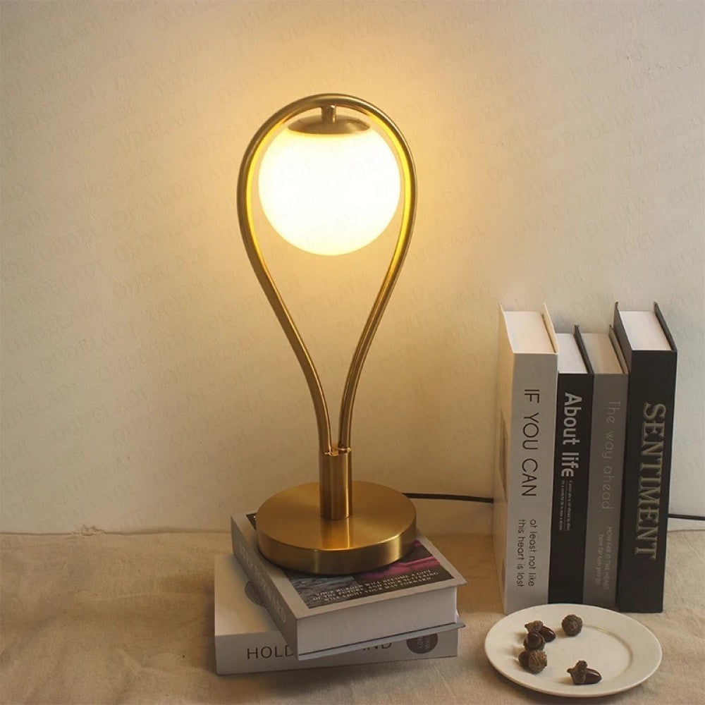 Bedroom Bedside Small Night Lamp Wrought Iron Decorative Creative Table Lamp