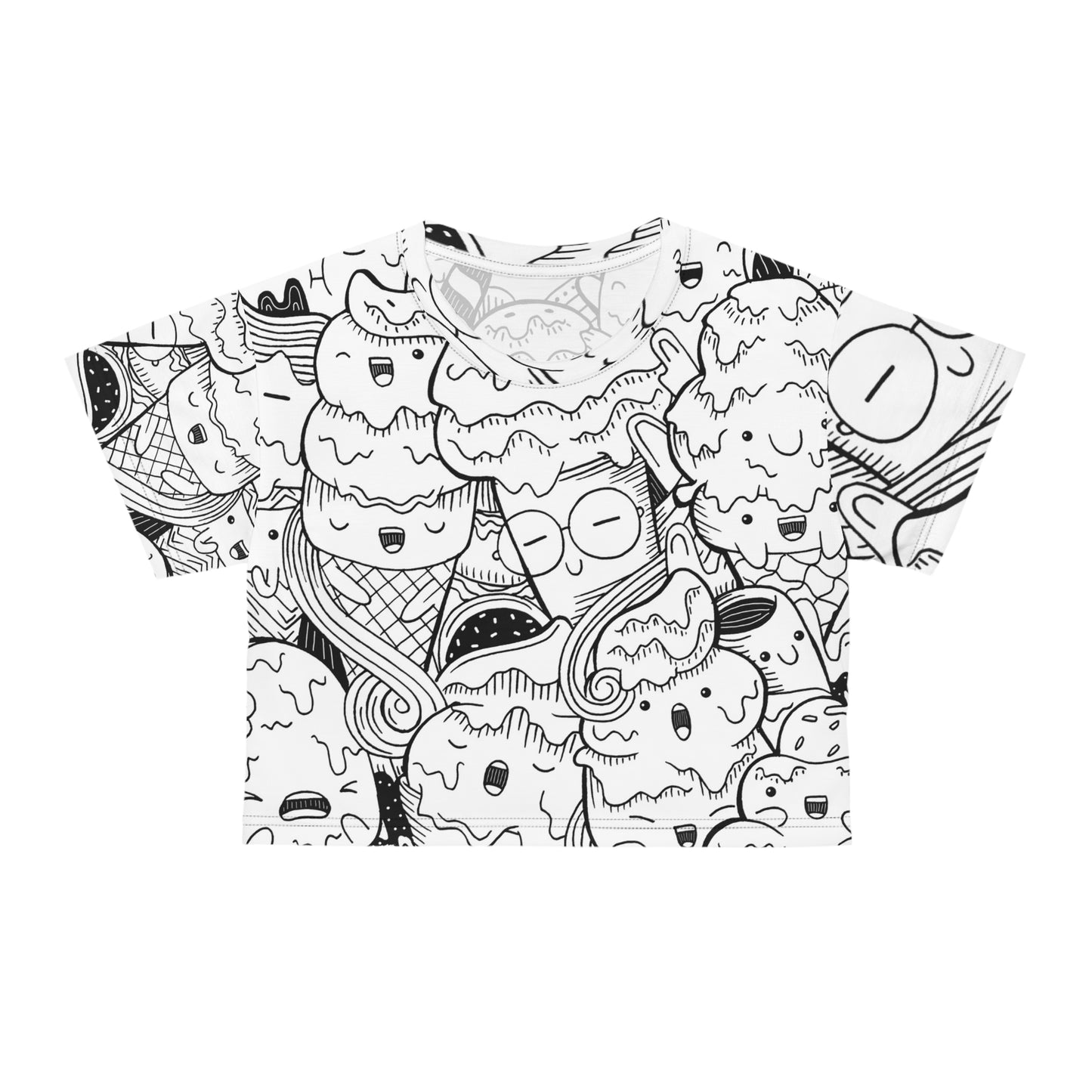 Doodle Icecream - T-shirt court Inovax