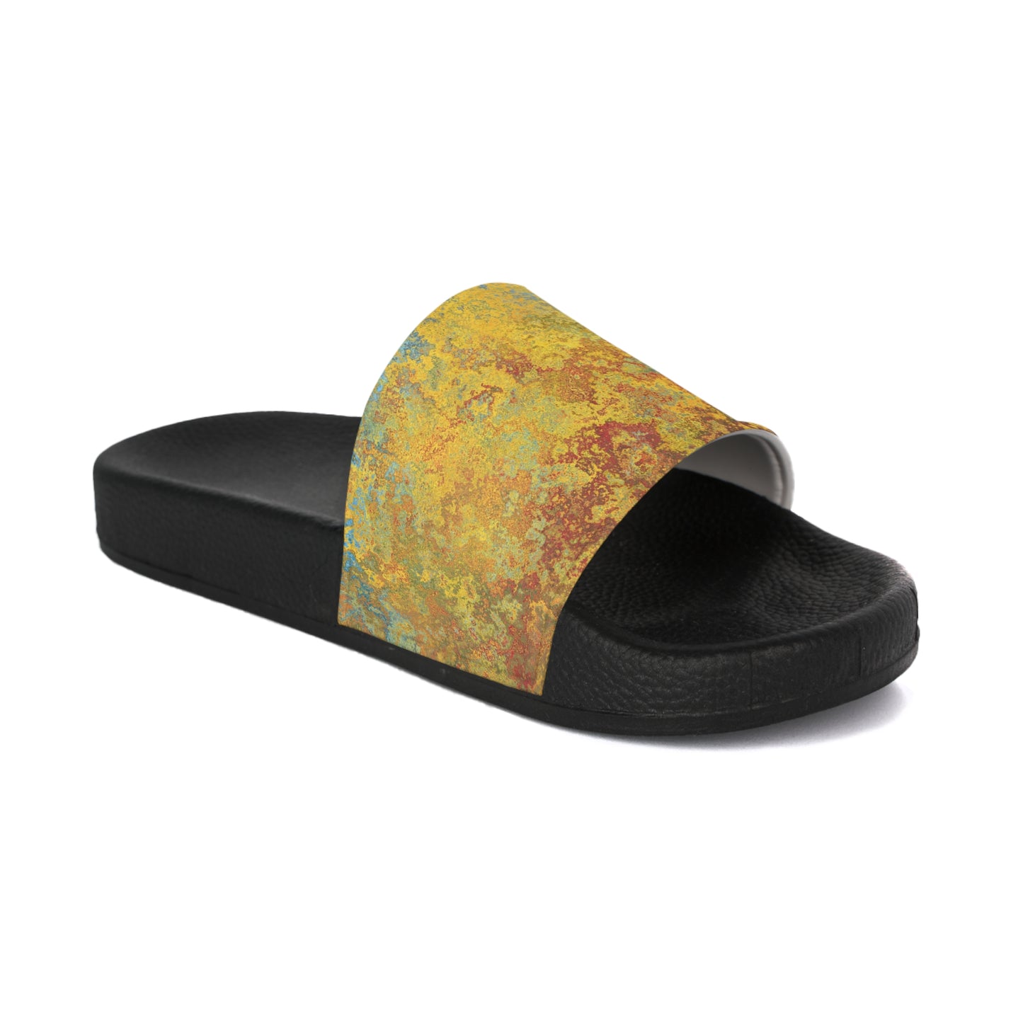 Gold and blue spots - Inovax Women's Slide Sandal