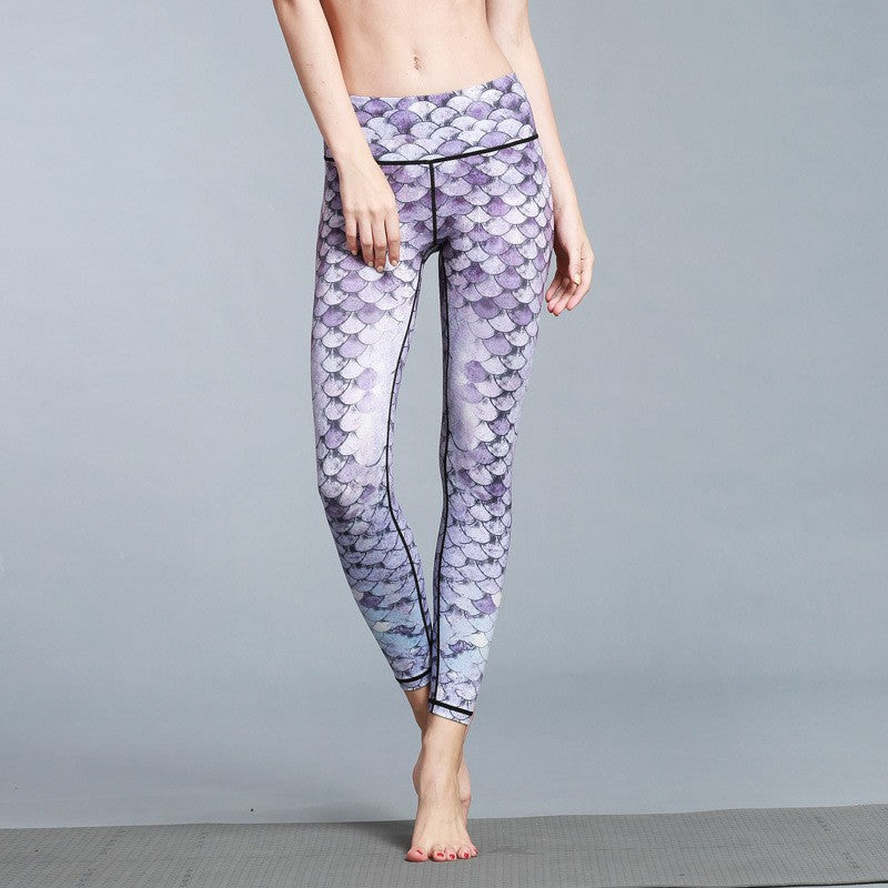 Leggings imprimés de yoga pour sports de plein air pour femmes