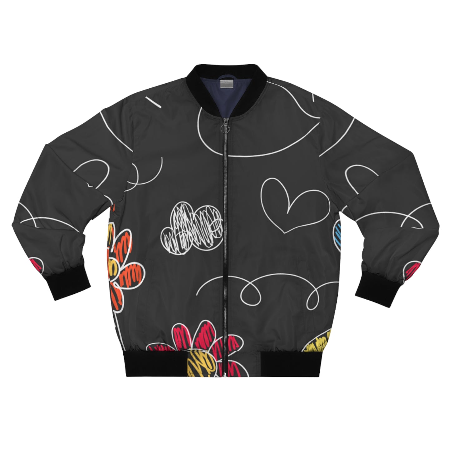 Kids Doodle Playground - Chaqueta bomber para hombre Inovax