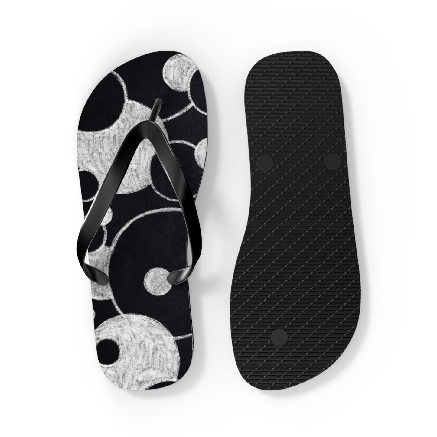 Black Dots - Inovax Flip Flops