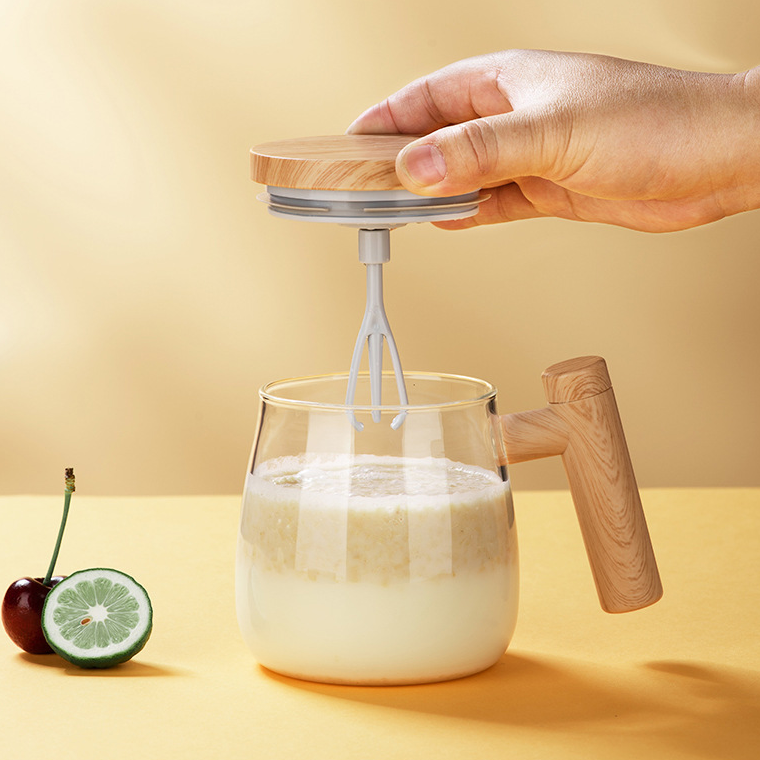 Tasse à café à agitation automatique de 400ML, tasse à café en verre à mélange électrique, tasse à café automatique rapide à grande vitesse pour les gymnases, salle à manger, Gadgets de cuisine