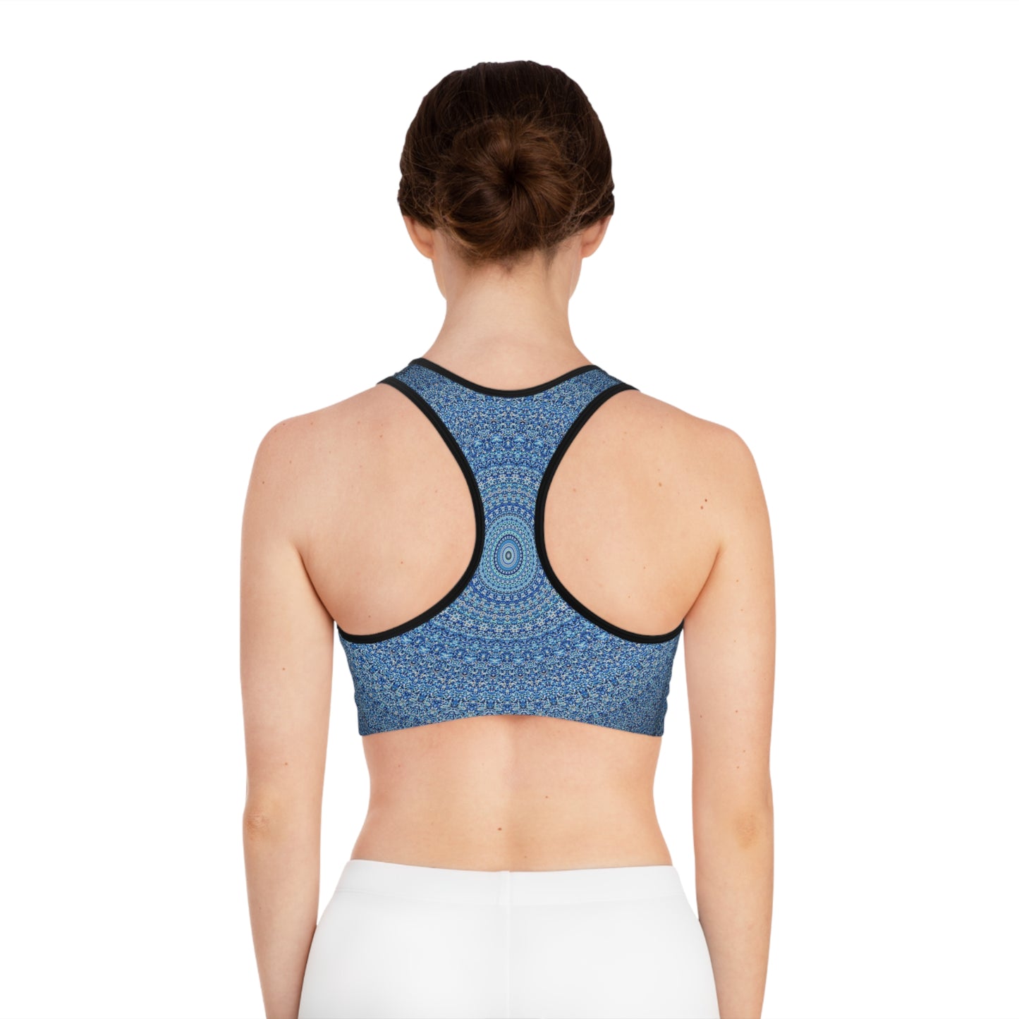 Mandala bleu - Soutien-gorge de sport Inovax