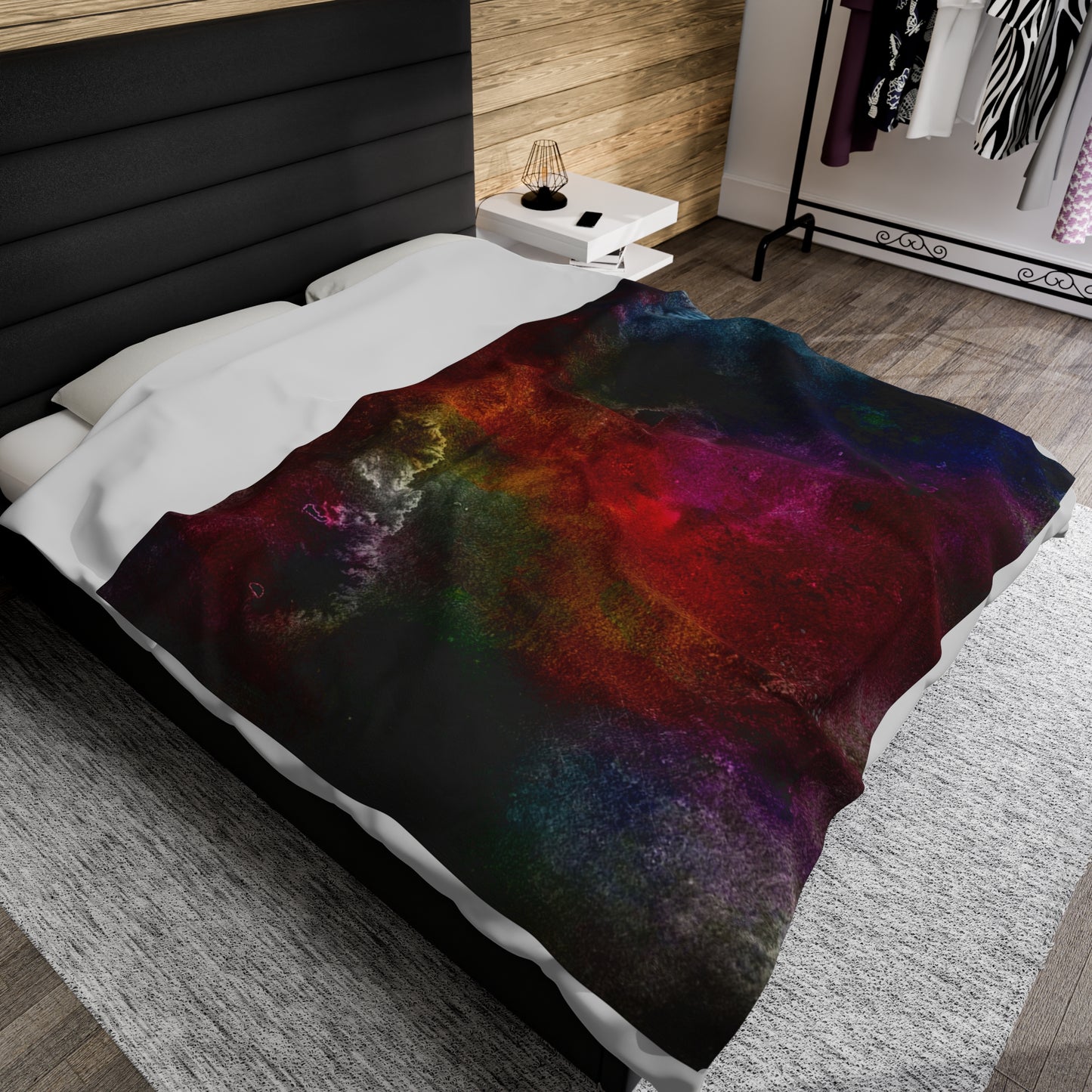 Dark Explosion  - Inovax Velveteen Plush Blanket