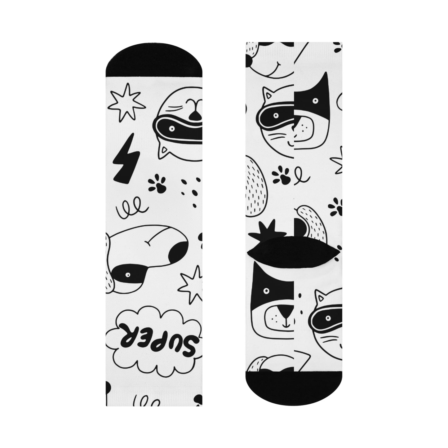 Doodle Dogs &amp; Cats - Chaussettes rembourrées Inovax