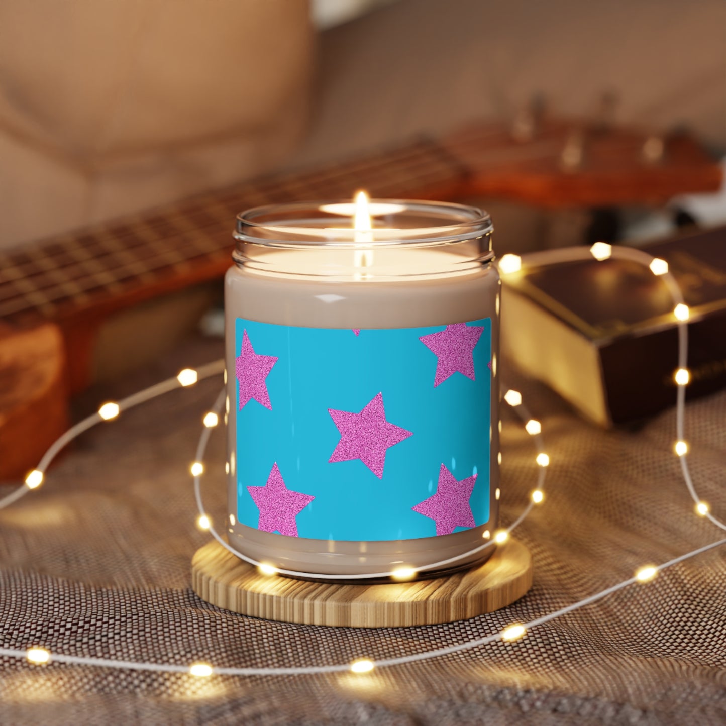 Pink Stars - Inovax Scented Soy Candle 9oz