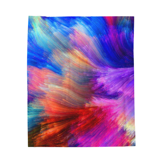 Neon Splash - Inovax Velveteen Plush Blanket