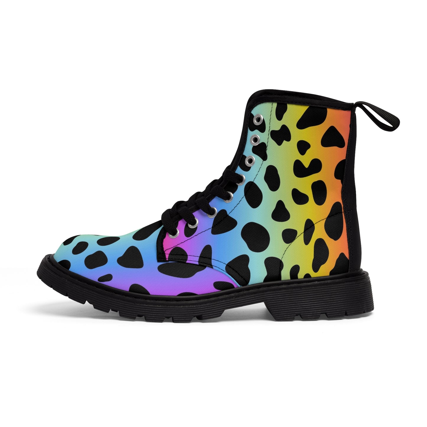 Colorful Jaguar - Inovax Men's Canvas Boots