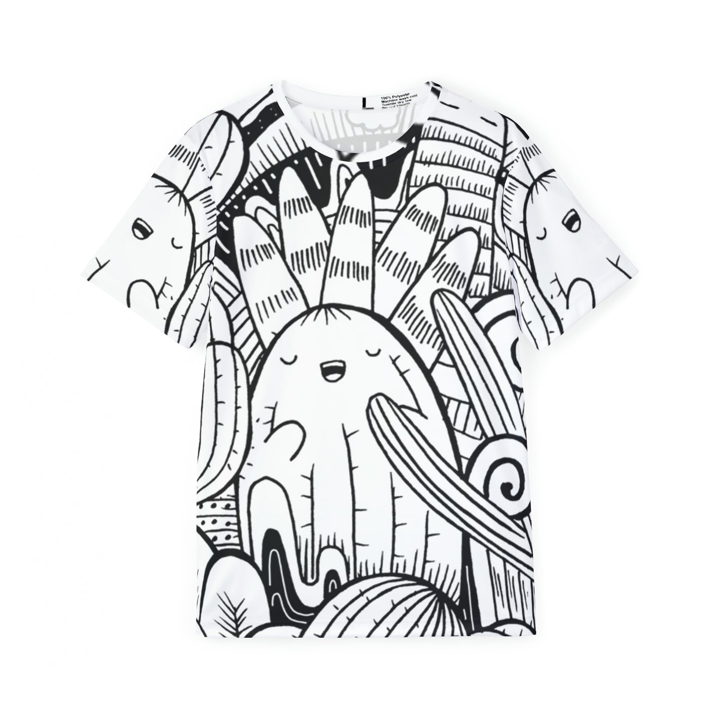 Doodle Cactus - Maillot de sport Inovax pour hommes