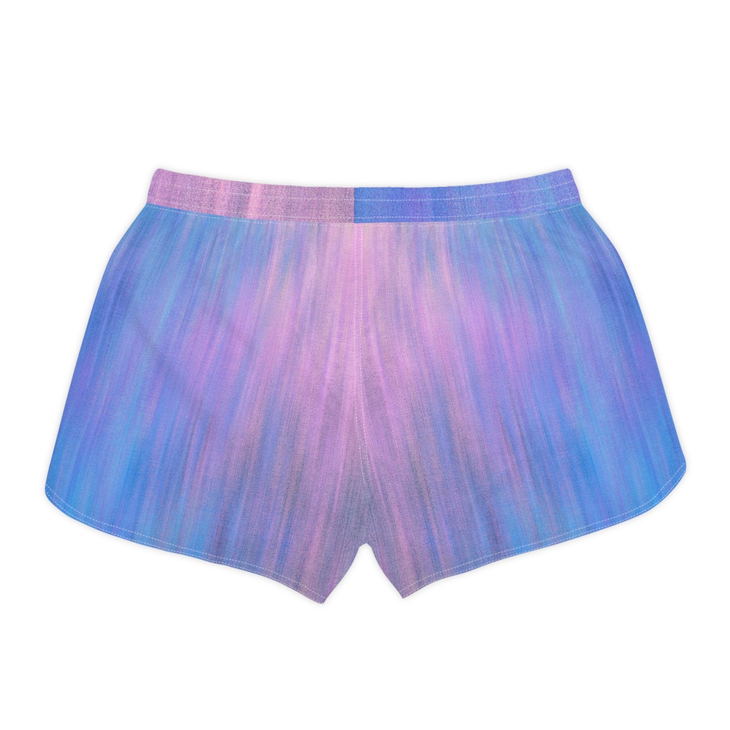 Azul y Morado Metálico - Shorts Casuales Inovax para Mujer