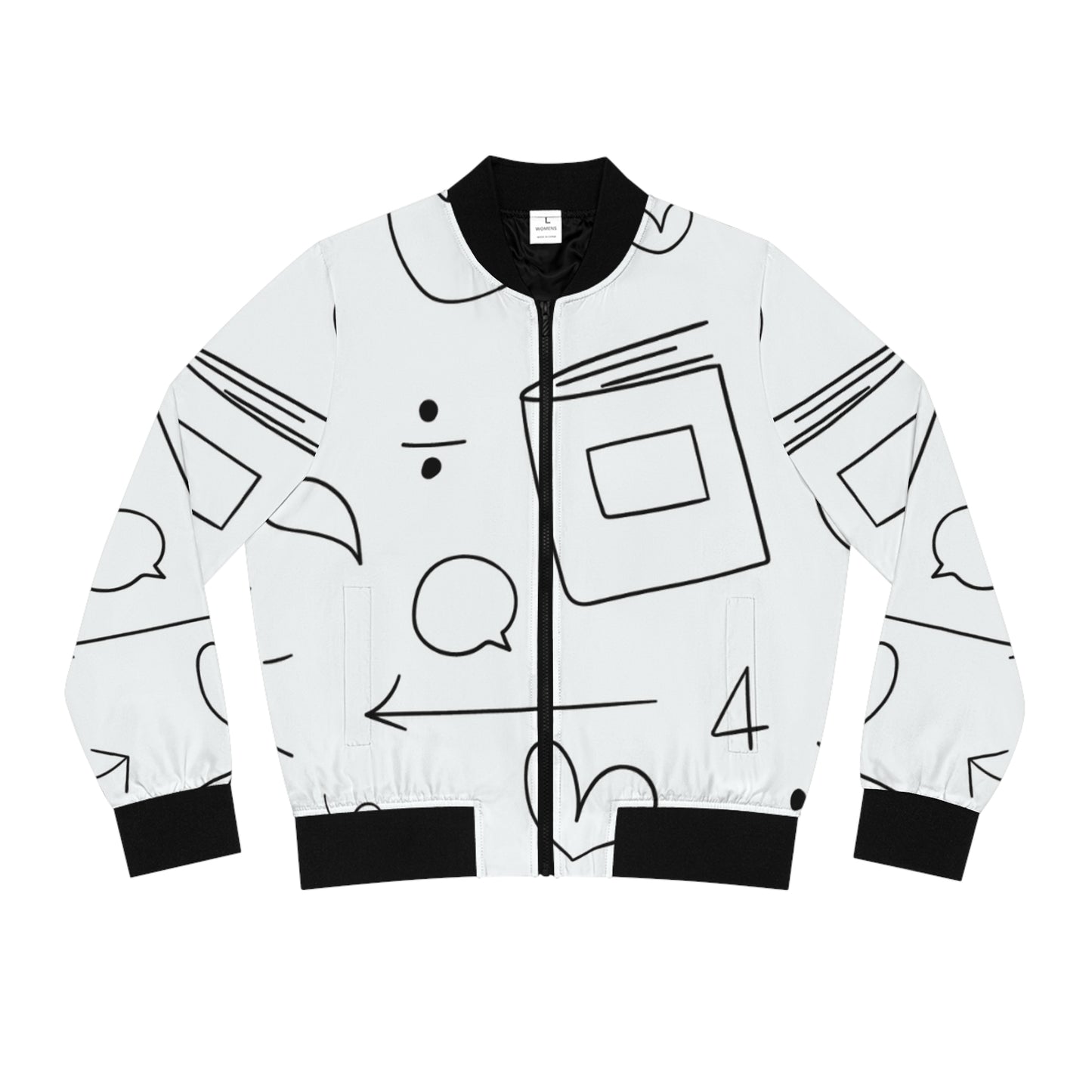 Doodle - Chaqueta bomber Inovax para mujer