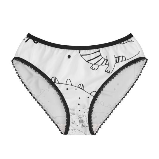 Doodle Dinosours - Inovax Women's Briefs