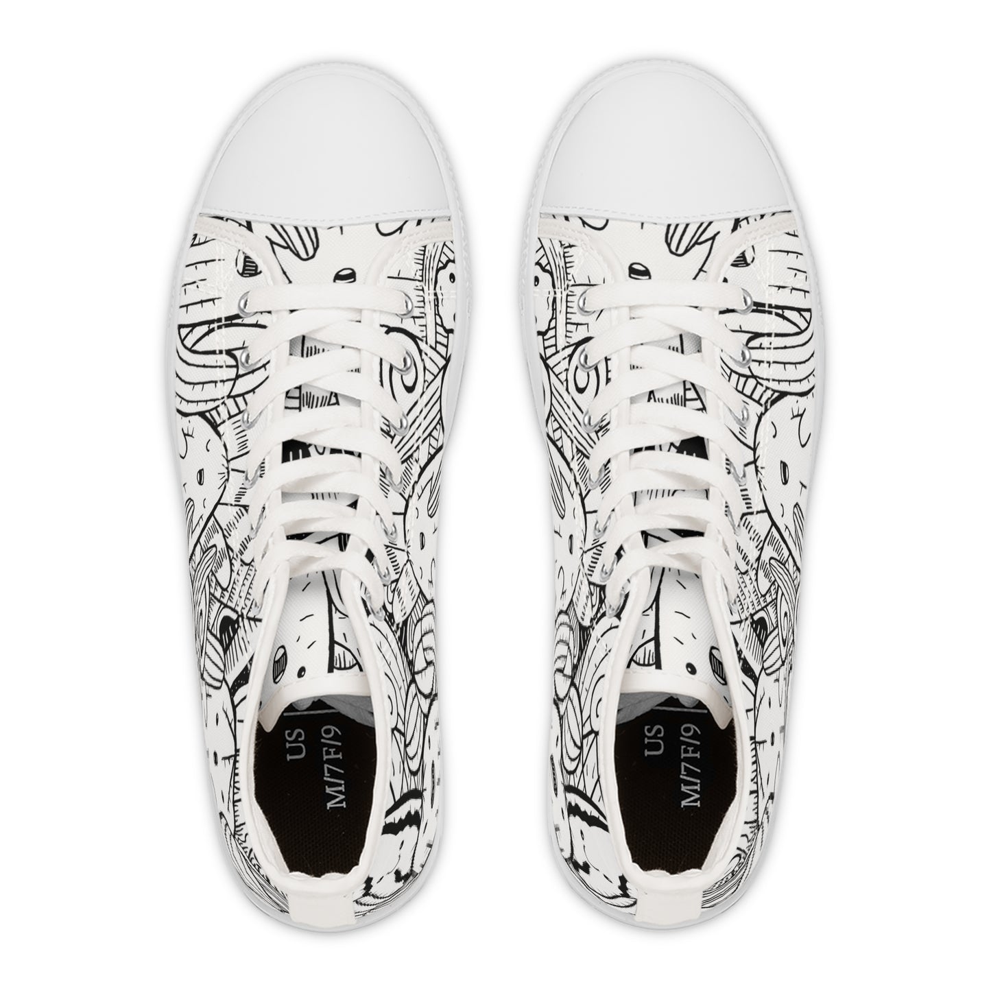 Doodle Cactus - Zapatillas altas Inovax para mujer