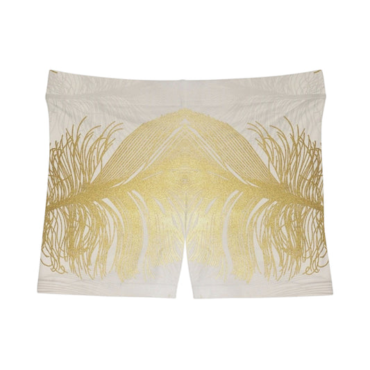 Golden Feathers - Inovax Women's Shorts