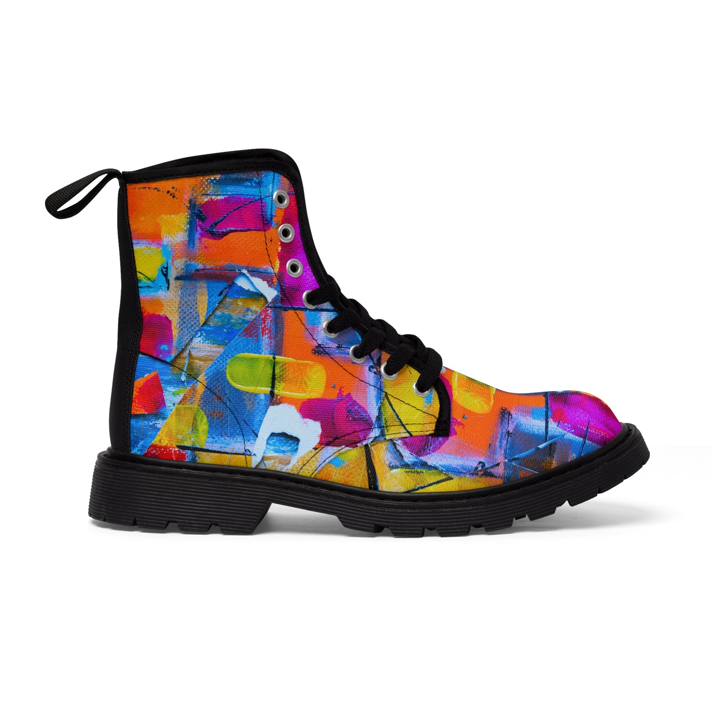 Couleurs carrées - Bottes en toile Inovax pour hommes