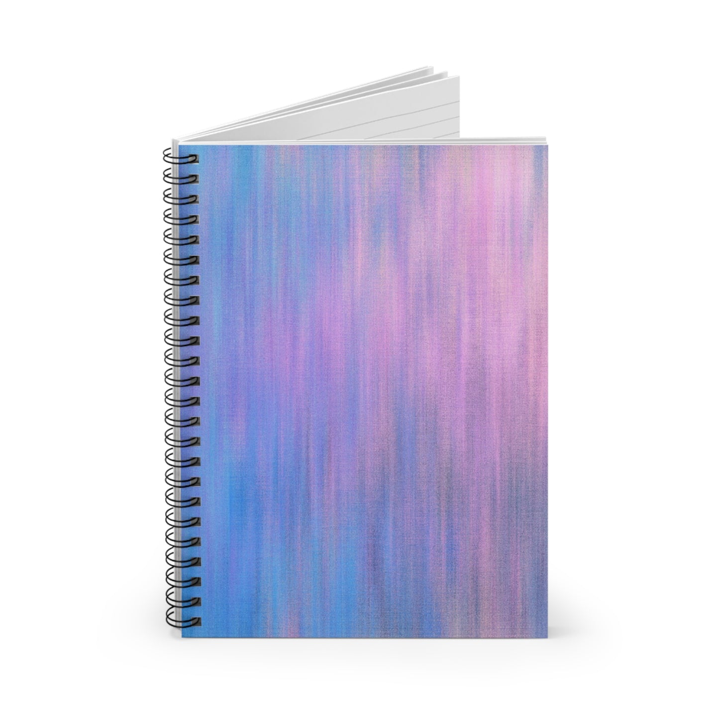 Azul y morado metálico - Cuaderno espiral Inovax (línea reglada)