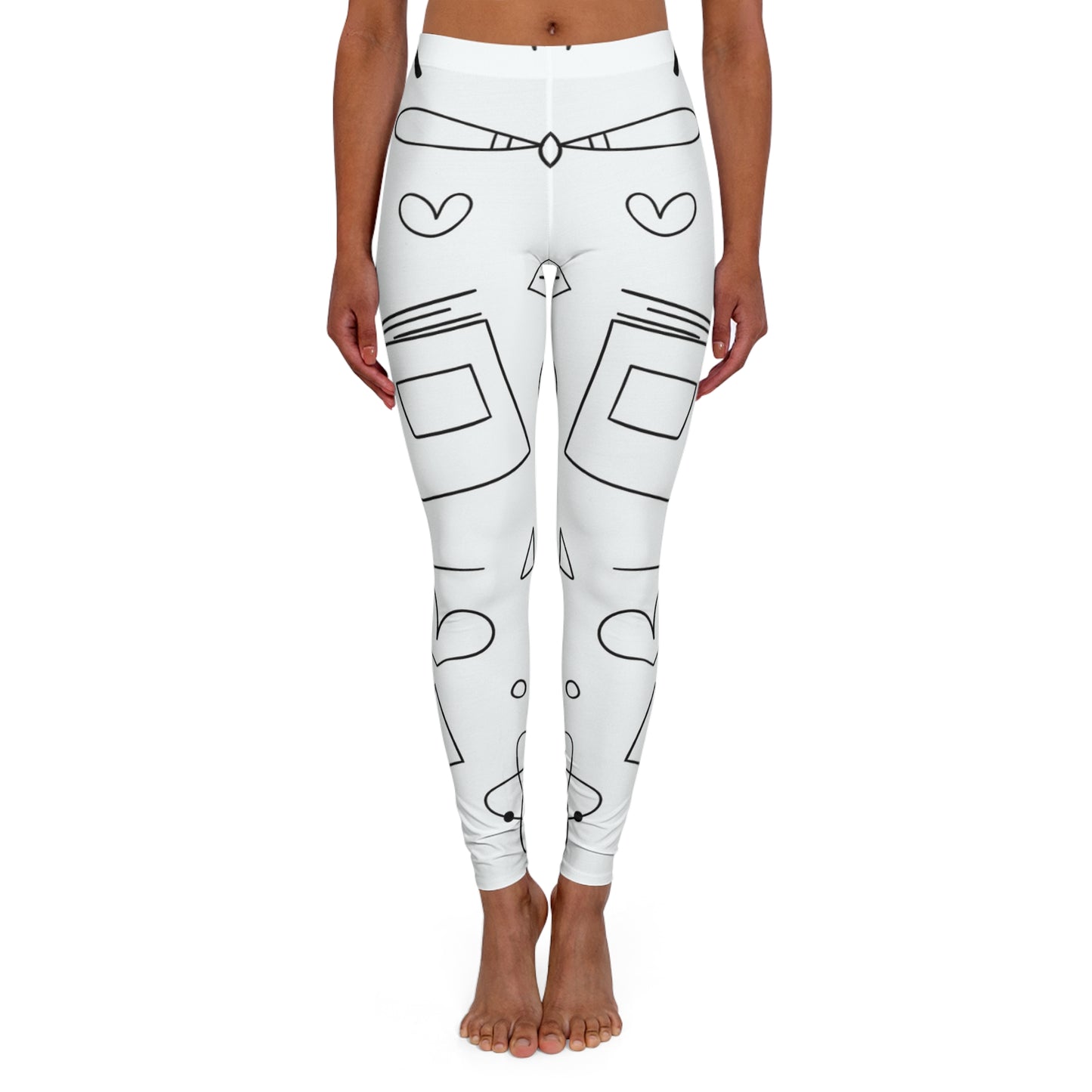 Doodle - Leggings de spandex para mujer Inovax