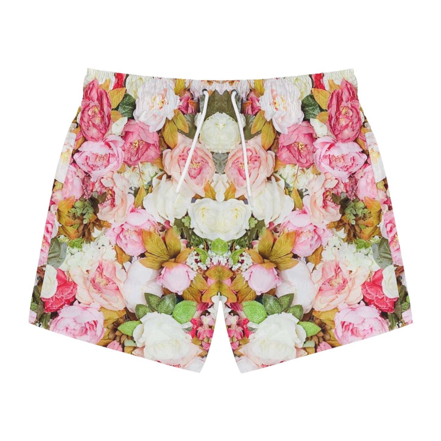 Pink Flowers - Inovax Swim Trunks