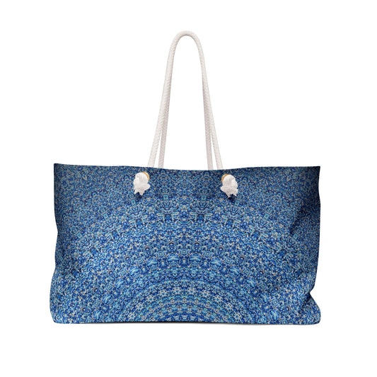 Mandala bleu - Sac week-end Inovax