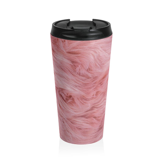 Pink Teddy - Inovax Stainless Steel Travel Mug