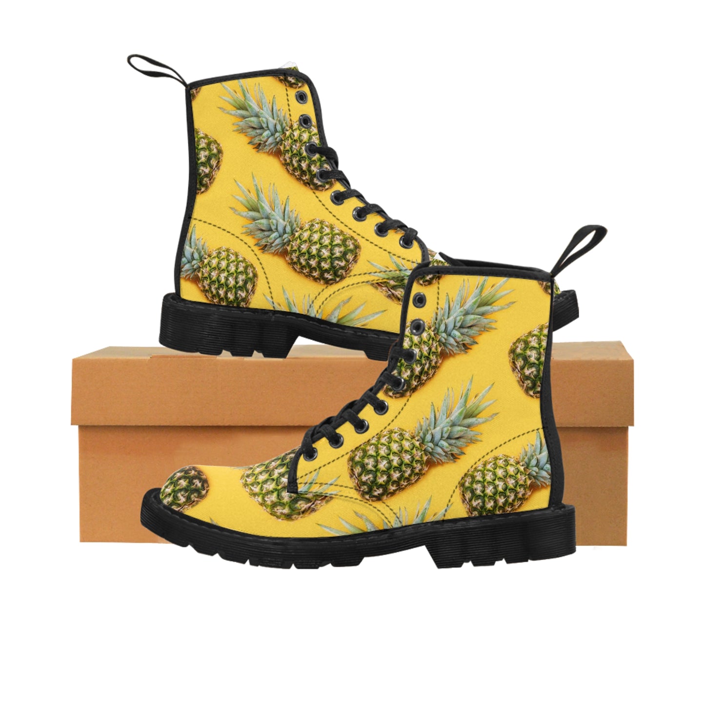 Pineapple - Inovax Woman's Canvas Boots